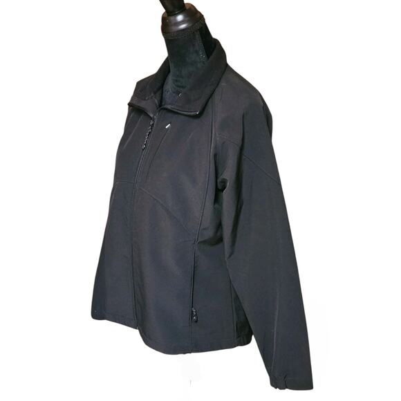 Black Diamond Women's Soft Shell Solid Full Zip Jacket Size Large L Coat - Picture 5 of 8